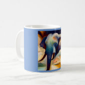 Geest Dierlijke Olifant 2 Koffiemok (Voorkant links)