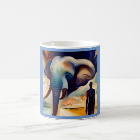 Geest Dierlijke Olifant 2 Koffiemok (Center)