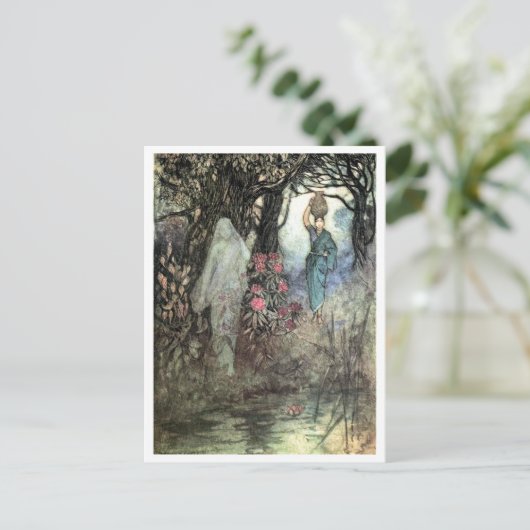 Geest door Warwick Goble Briefkaart (Staand voorkant)