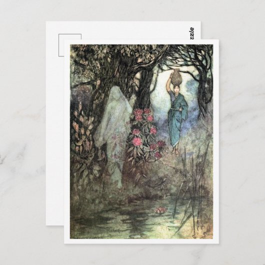 Geest door Warwick Goble Briefkaart (Voorkant / Achterkant)