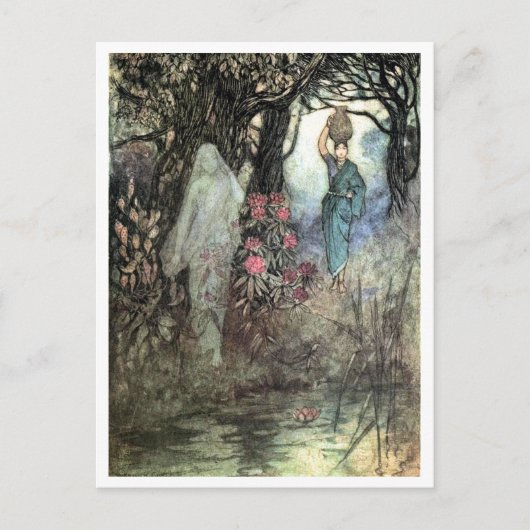 Geest door Warwick Goble Briefkaart (Voorkant)