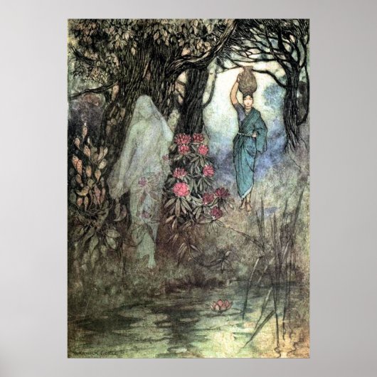 Geest door Warwick Goble Poster (Voorkant)