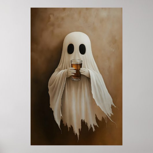 Geest Drinkt Bourbon Cocktail Print, Geest Bar Poster (Voorkant)