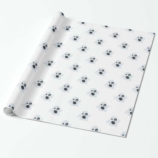 geest emoji cadeaupapier (Uitgerold)