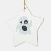 geest emoji keramisch ornament (Links)