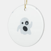 geest emoji keramisch ornament (Links)