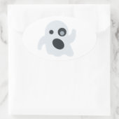 geest emoji ovale sticker (Tas)