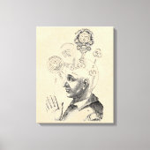 Geest en bewustzijn "Geist und Bewusstsein" Canvas Afdruk (Voorkant)