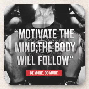 Geest en Lichaam - Workout Motivatie Drankjes Onderzetter
