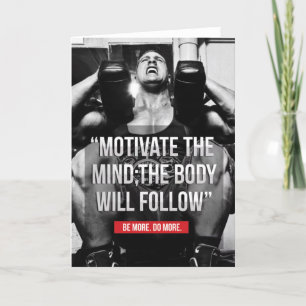 Geest en Lichaam - Workout Motivatie Kaart