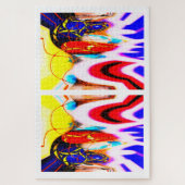 Geest football kunst legpuzzel (Verticaal)