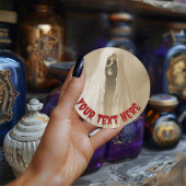  geest gewikkeld in een laken Halloween Ronde Sticker