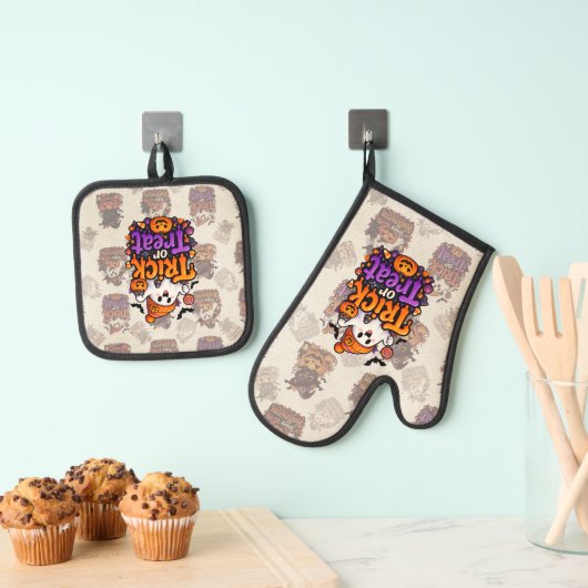 Geest Halloween Ovenwant & Pannenlap Set (Insitu(Ophanging))