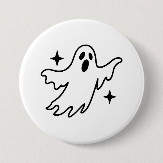 Geest Halloween Ronde Button 7,6 Cm (Voorkant)