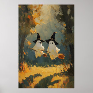 Geest Heks Schilderij, Gedrukt Halloween Muur . 1 Poster