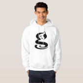 Geest in code – Gepixeliseerde geest Hoodie (Voorkant volledig)