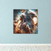 Geest in de hemel 0.2 canvas afdruk (Insitu (Houten vloer))