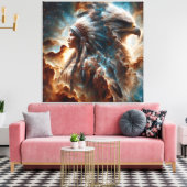 Geest in de hemel 0.2 canvas afdruk (Insitu (Woonkamer))