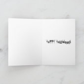 Geest in de kamer feestdagen kaart (Binnen)