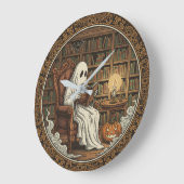 Geest In Een Bibliotheek Grote Klok (Hoek)