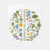 Geest in Harmonie Fleece Deken (Voorkant)