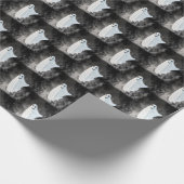 geest in rook cadeaupapier (Hoek)