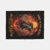  geest je hoofd slaperig hol zonder hoofd fleece deken (Voorkant (Horizontaal))