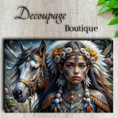 Geest Krijger Decoupage Tissuepapier