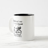 Geest leidt me waar mijn vertrouwen zonder grenzen tweekleurige koffiemok (Voorkant links)