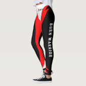 Geest Lichaam Geboren Warrior Voeg jouw naam toe Leggings (Links)