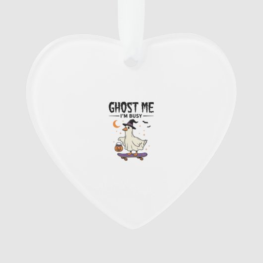 Geest Me Ik Ben Bezig Halloween Gans Skateboard Ornament (voorkant)