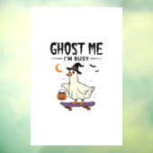 Geest Me Ik Ben Bezig Halloween Gans Skateboard Raamsticker (Vel 3)