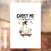 Geest Me Ik Ben Bezig Halloween Gans Skateboard Raamsticker (Vel 2)