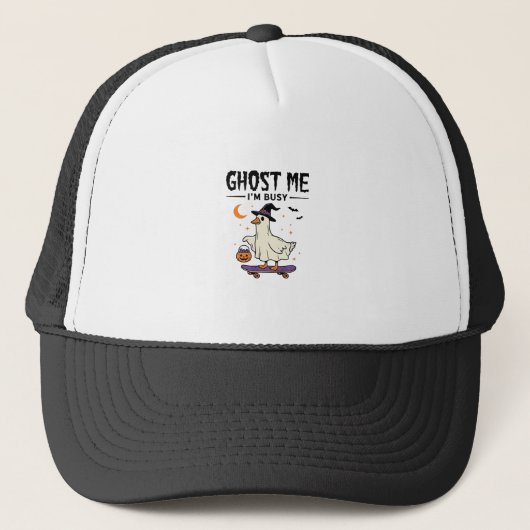 Geest Me Ik Ben Bezig Halloween Gans Skateboard Trucker Pet (Voorkant)