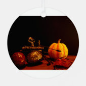 Geest najaar - stilstaand leven metalen ornament (Achterkant)