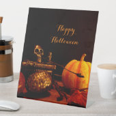 Geest najaar - stilstaand leven reclamebord met voetstuk (Insitu)