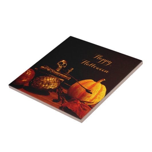 Geest najaar - stilstaand leven tegeltje (Zijkant)