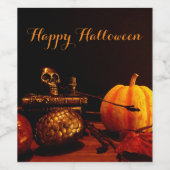 Geest najaar - stilstaand leven wijn etiket (Enkel label)