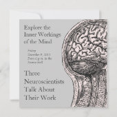 Geest over materie Uitnodigingen voor hersenneurow (Achterkant)