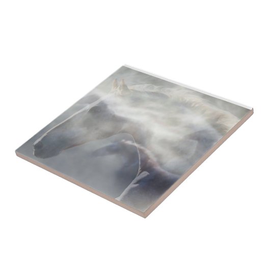 Geest Paard Mooie Kunst Tegeltje (Zijkant)