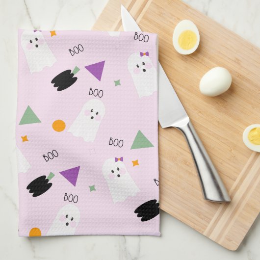 Geest pompoen confetti patroon theedoek (Quarter Fold)