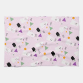 Geest pompoen confetti patroon theedoek (Horizontaal)