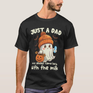 Geest Pompoen IJs Koffie Retro Halloween Kostuum M T-shirt