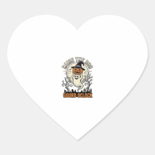 Geest Pompoen Shirt Vintage Halloween Gravure Te Hart Sticker