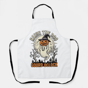 Geest Pompoen Shirt Vintage Halloween Gravure Te Schort