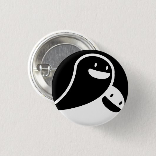 geest ronde button 3,2 cm (Voorkant /achterkant)