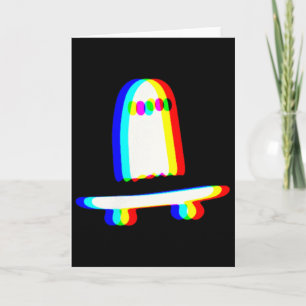 Geest Skateboard Lui Halloween Kostuum Grappige Sk Kaart