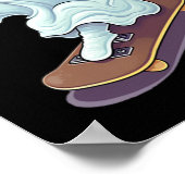 Geest Skateboard Lui Halloween Kostuum Grappige Sk Poster (Hoek)