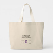 Geest Sterker Dan de Strijd Grote Tote Bag (Achterkant)