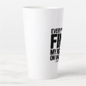 Geest Vakantie Latte Mok (Voorkant)